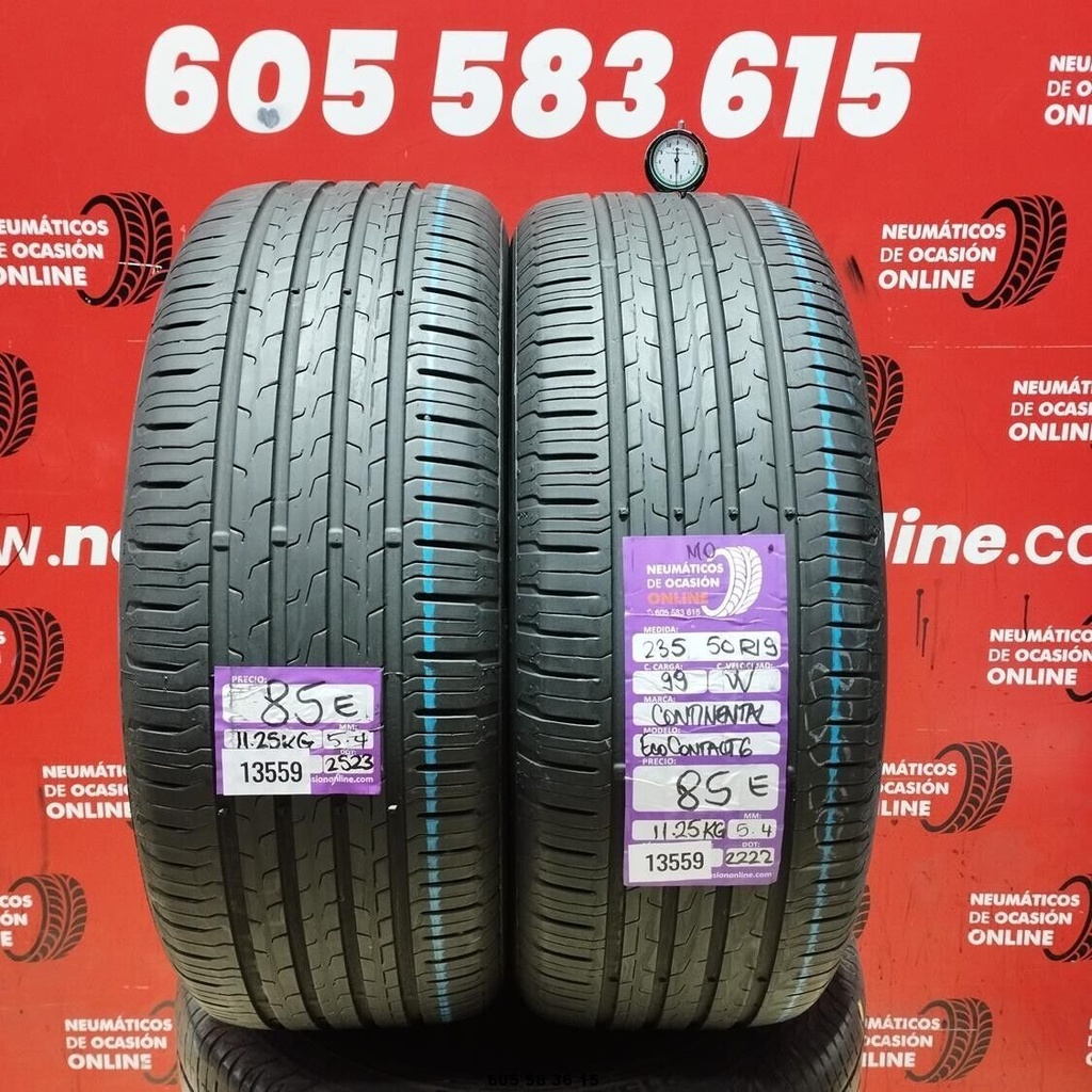 235 50 R19 99W MO CONTINENTAL ECO CONTACT 6 5.4/5.4MM REF. 13559