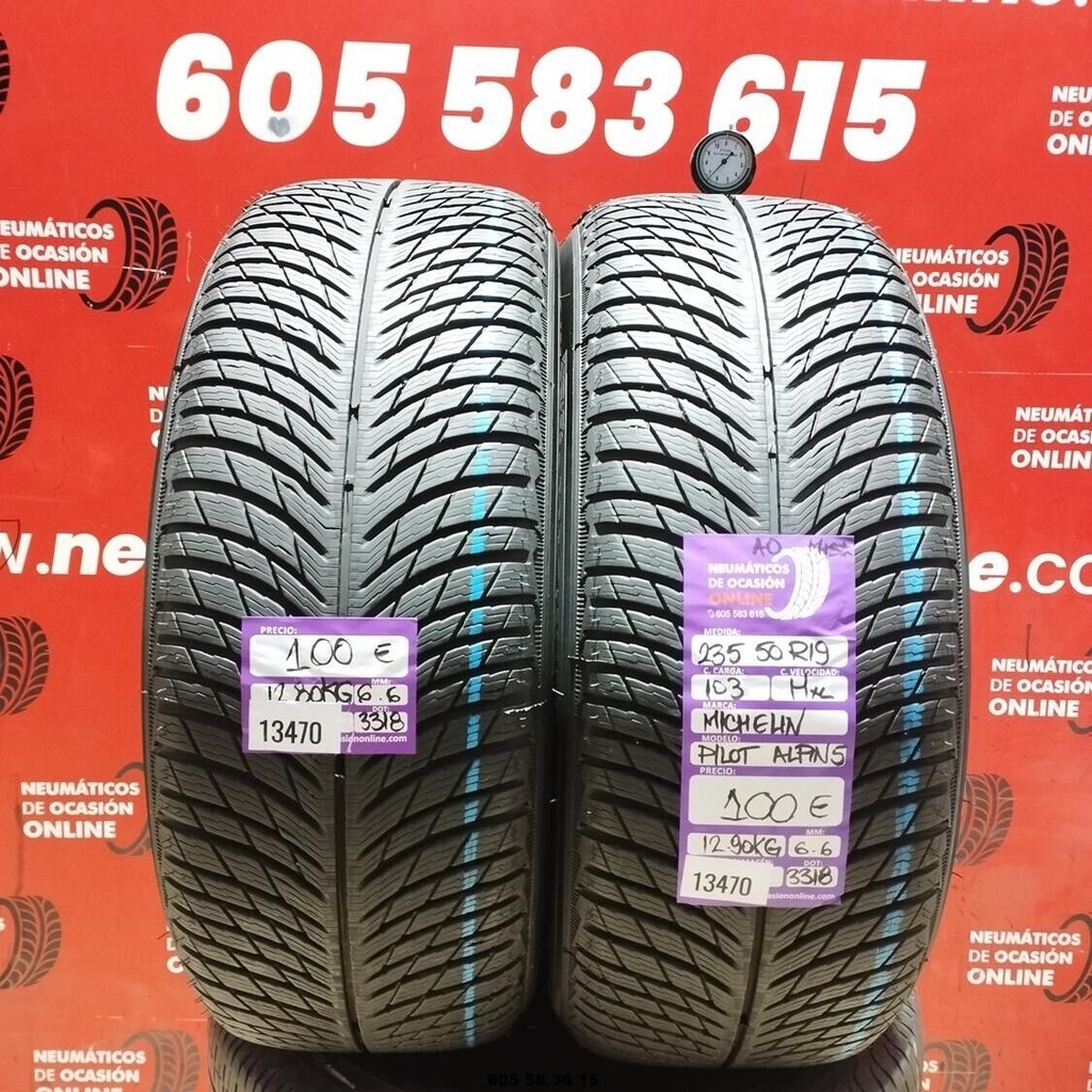 235 50 R19 103H XL Michelin Pilot ALPIN5 M+S Ao 6.6/6.6MM Réf. 13470