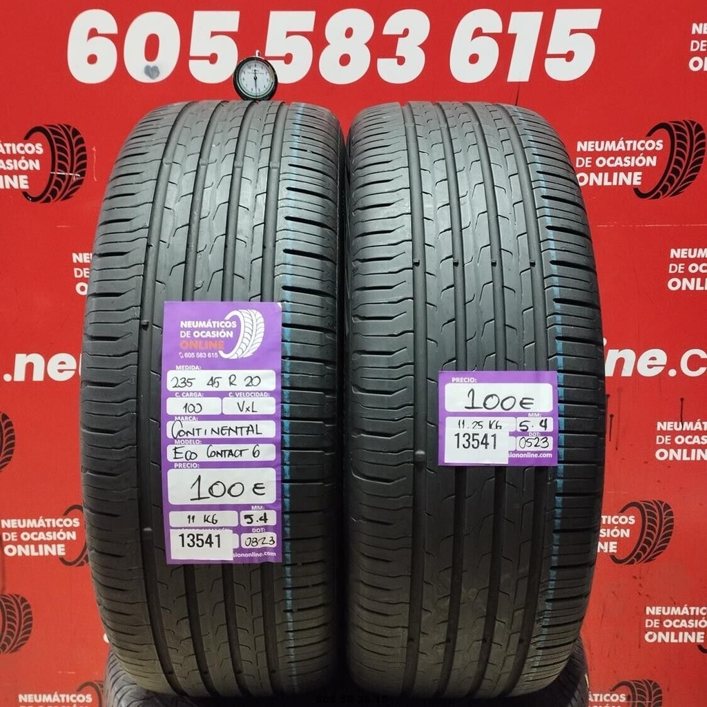 235 45 R20 100V XL Continental Eco Contact 6 5.4/5.4MM Réf. 13541