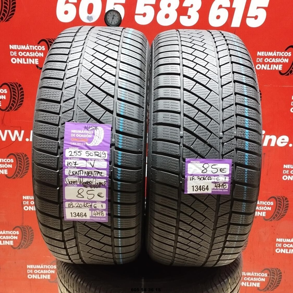 255 50 R19 107V Continental Conti Winter Contact M+S 6.1/6.1MM Réf. 13464