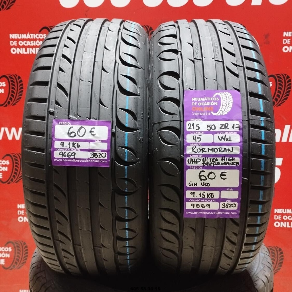 2x 215 50 ZR17 95WXL KORMORAN UHP ULTRA HIGH PERFORMANCE (SIN USO) REF:9669