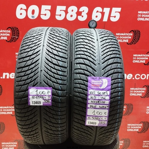 [Ref:13469] 235 50 R19 103H XL Michelin Pilot Alpin 5 M+S Ao. 6.5/6.5MM Ref. 13469