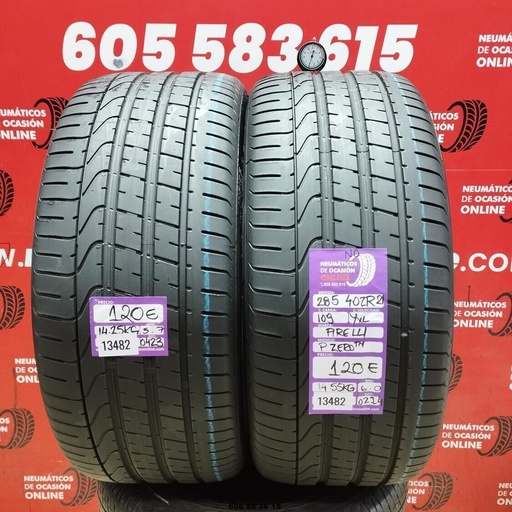[Ref:13482] 285 40 ZR21 109Y XL PIRELLI PZERO TM NO 6.0/5.7MM REF. 13482