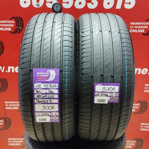 [Ref:13707] 235 45 R20 100V XL Michelin Primacy 4 S1 5.8/5.8 MM Réf. 13707