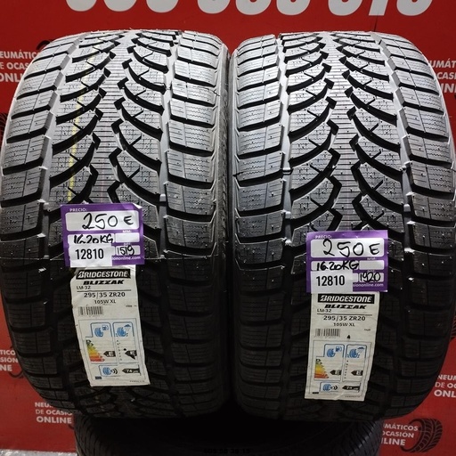 [Ref.12810] 2x 295 35 R20 105W Bridgestone Blizzak LM32 Dot: 19/20 (Sin uso) Ref.12810