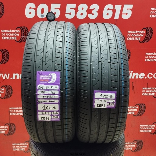 [Ref:13584] 235 55 R19 105V XL PIRELLI SCORPION VERDE VOL 7.6/7.0MM REF. 13584