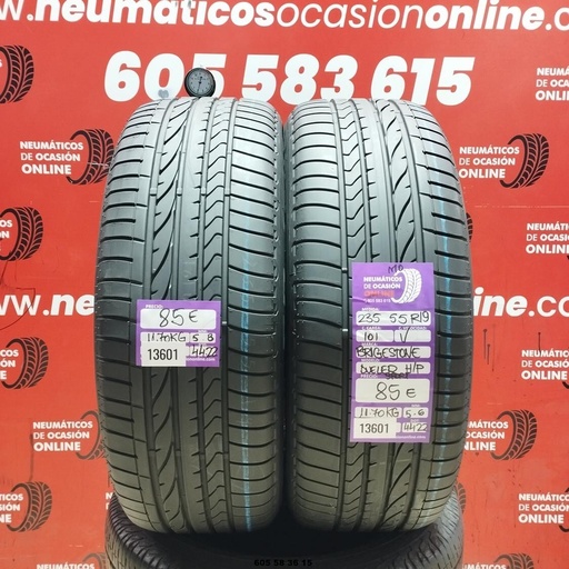 [Ref:13601] 235 55 R19 101W BRIDGESTONE DUELER H/P SPORT MO 5.8/5.6MM REF. 13601