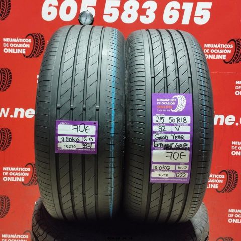 215 50 R18 92V GOODYEAR EFFICIENT GRIP 6.0/6.0mm REF:10210