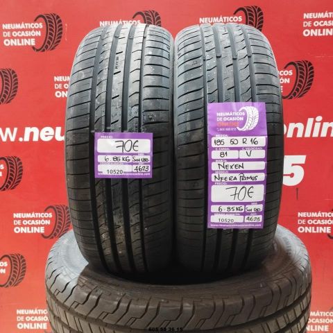 2x 185 50 R16 81V NEXEN NFERA PRIMUS DOT:4623 (SIN USO) Ref.10520