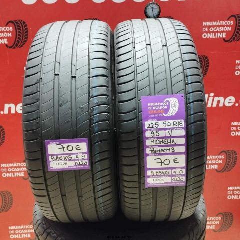 225 50 R18 95V MICHELIN PRIMACY3  5.0/4.8mm REF:10725