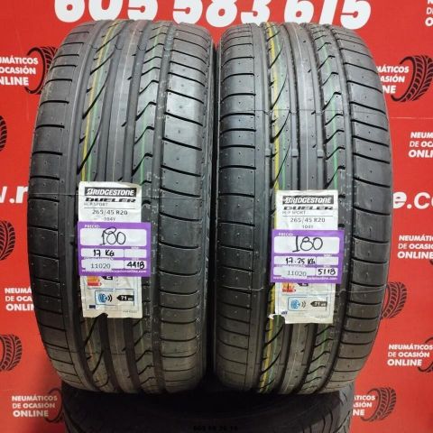 2X 265 45 R20 104Y BRIDGESTONE DUELER H/P SPORT OCASIÓN DOT: 4418/5118 