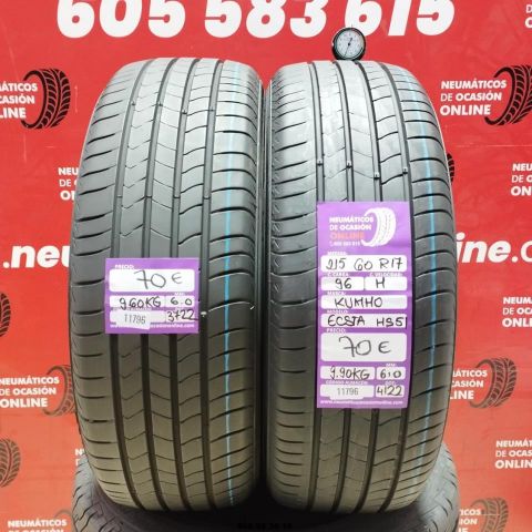 UN NEUMATICO 215 60 R17 96H KUMHO ECSTA HS51 6.0/6.0mm 