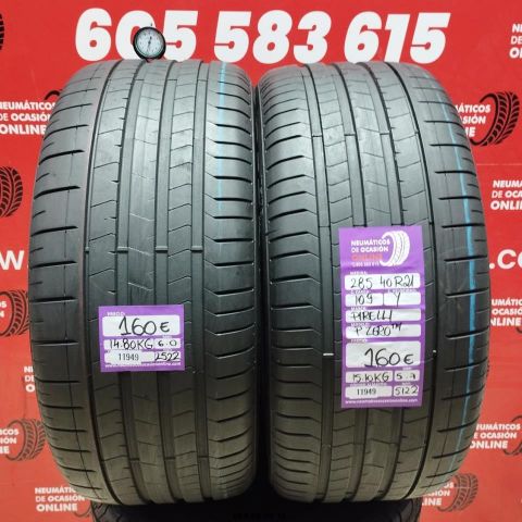 285 40 R21 109Y PIRELLI PZERO TM 6.0/5.7mm REF:11949