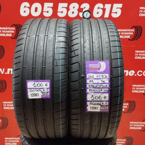 245 45 R20 103YXL BRIDGESTONE POTENZA SPORT 6.0/6.0mm REF:12081