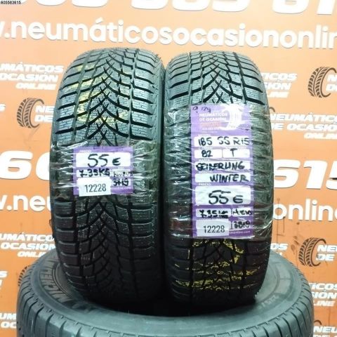 2x 185 55 R15 82T SEIBERLING WINTER (SIN USO) DOT 3719/3819