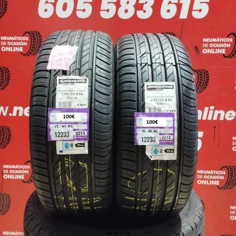 2X 215 55 R16 97W XL BRIDGESTONE DRIVEGUARD DOT 2217/2217