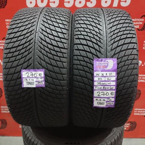 2x 295 35 R21 107V XL MICHELIN PILOT ALPIN  DOT: 4923  (SIN USO) Ref.12607