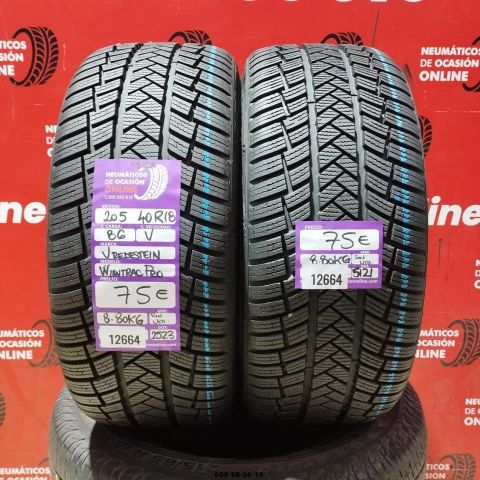 2x 205 40 R18 86V VREDESTEIN WINTRAC PRO M+S* DOT:2523/5121 (SIN USO) Ref.12664