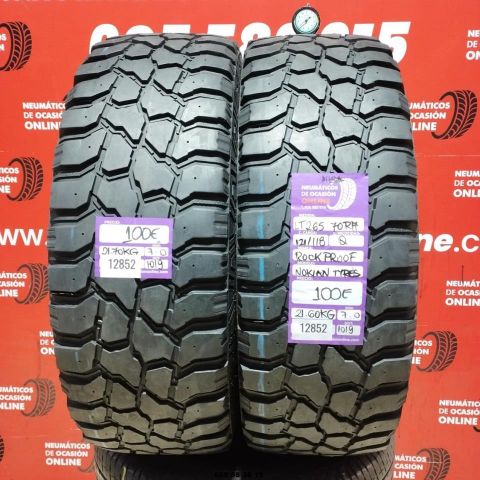 2x 265 70 R17 121/118Q ROCKPROOF NOKIAN TYRES M+S* 7.0/7.0mm REF:12852