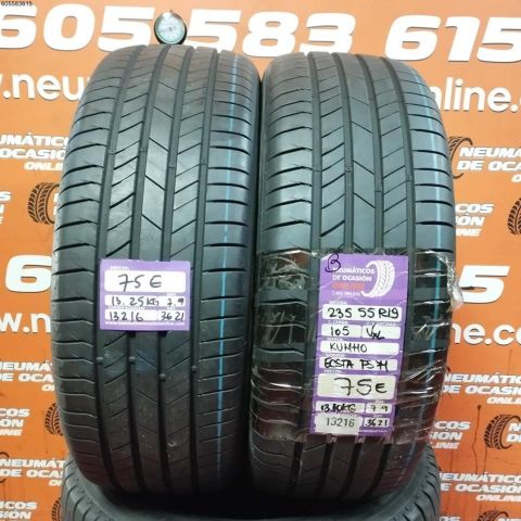2X 235 55 R19 105V XL KUMHO ECSTA PS H 7.9/7.9MM DOT 3621/3621