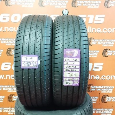 2X 265 65 R17 112H FIRESTONE ROADHAWK 6.4/6.4MM DOT 3223/3323