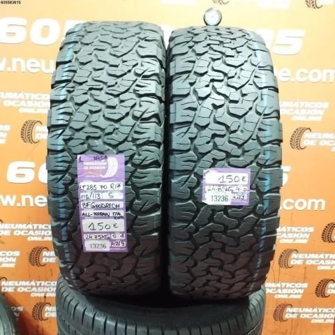 2x 285 70 R17 116/113S M+S* BF-GOODRICHI ALL TERRAIN T/A K02 5.4/7.0MM DOT 4219/4219
