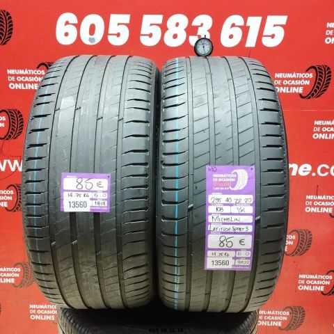 2X 285 40 R20 108Y XL MICHELIN LATITUDE SPORT 3 MO 5.0/5.0MM DOT 1919/3122