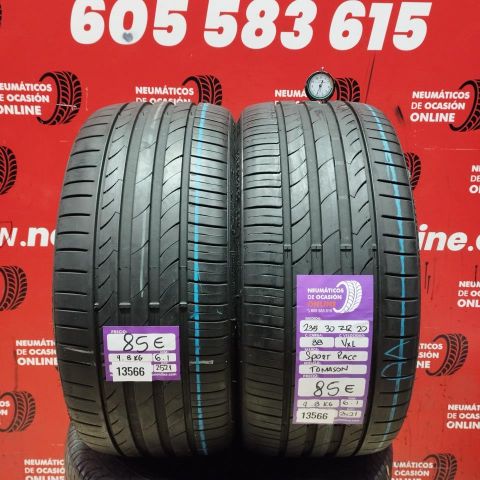 2X 235 50 ZR20 88VXL SPORT RACE TOMASON OCASIÓN DOT: 2521/2521 - 6.1/6.1mms