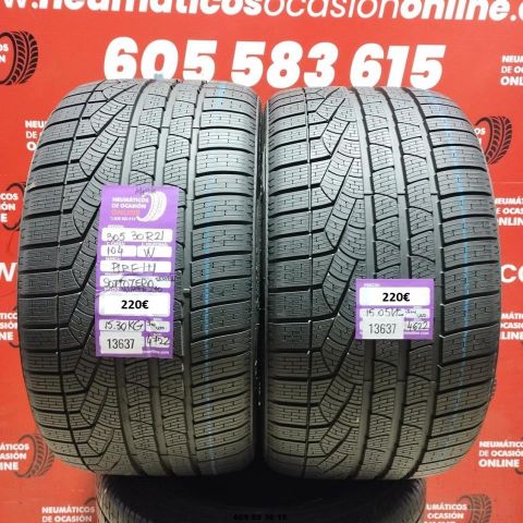 2x 315 30 R21 114W XL Pirelli Sotto Zero Winter Dot : 22/22 (Sin Uso) Ref.13637