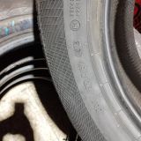 2X 205 60 R16 92H CONTINENTAL WINTER CONTACT M+S* DOT: 4217/4018 - 6.7/6.0mms
