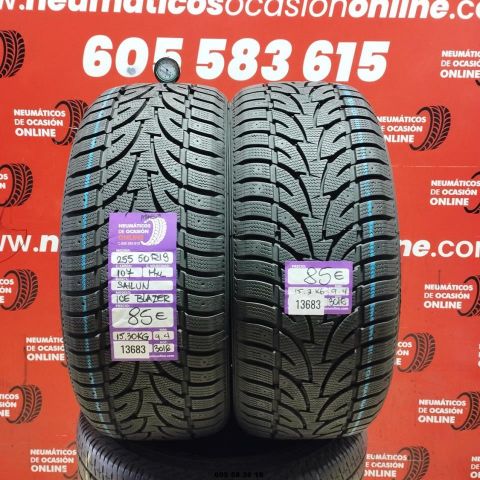 2X 255 50 R19 107HXL SAILUN ICE BLAZER M+S* OCASIÓN DOT: 3016/3016 - 9.4/9.4mms