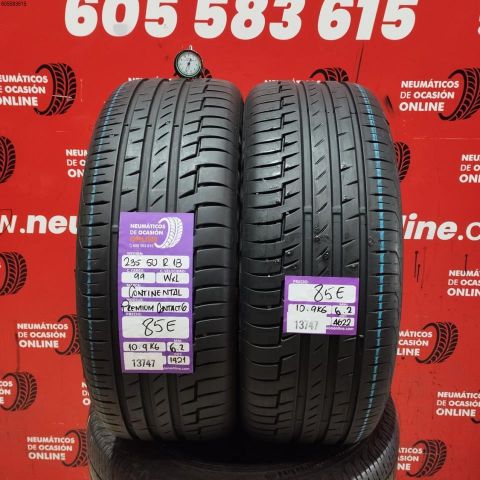 2X 235 50 R18 99WXL CONTINENTAL PREMIUM CONTACT 6 OCASIÓN DOT: 1421/4622 - 6.2/6.2mms
