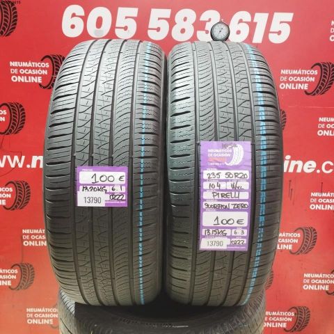 2X 235 50 R20 104WXL PIRELLI SCORPION ZERO OCASIÓN DOT: 0222/0222 - 6.1/6.3mms