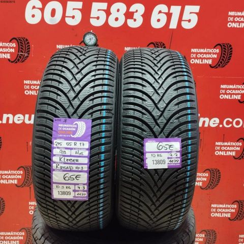 2X 215 55 R17 98HXL KLEBER KRISAP HP3 OCASIÓN DOT: 4422/4422 - 7.3/7.2mms