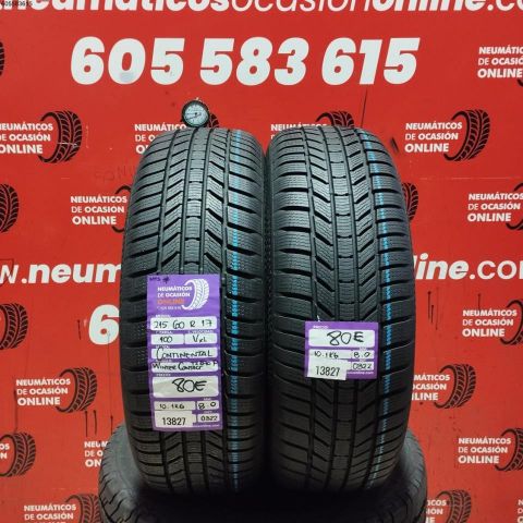 2X 215 60 R17 100VXL CONTINENTAL WINTER CONTACT OCASIÓN DOT: 0322/0322 - 8.0/8.0mms
