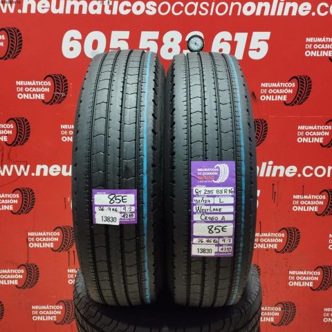 2X 235 85 R16 132/127L WESTLAKE CR960A OCASIÓN DOT: 4218/4218 - 9.2/9.2mms