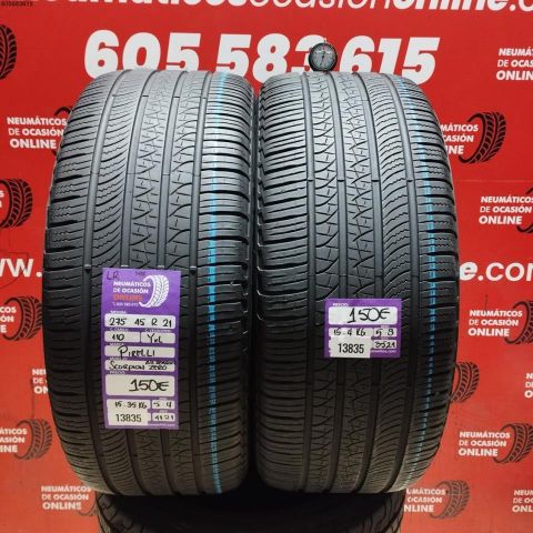 2X 275 45 R21 110Y XL M+S PIRELLI SCORPINON ALL SEASON ZERO 5.4/5.8MM DOT 4121/3521