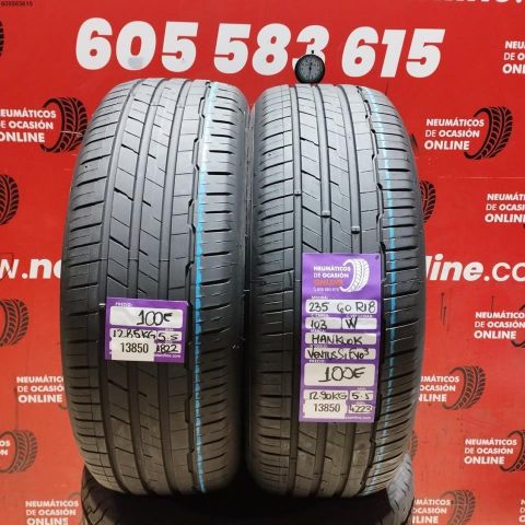 2X 235 60 R18 103W HANKOOK VENTUS S1 EVO3 OCASIÓN DOT: 1822/4223 - 5.5/5.5mms