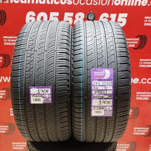 2X 275 45 R21 110W PIRELLI SCORPION ZERO TM M+S* OCASIÓN DOT: 0923/0923 - 6.4/6.4mms