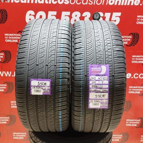 2X 275 45 R21 110Y M+S PIRELLI SCORPION ZERO ALL SEASON 5.8/5.8MM DOT 2221/2221