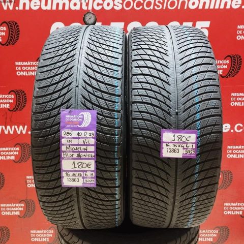 2X 285 40 R23 111VXL MICHELIN PILOT ALPIN 5 SUV OCASIÓN DOT: 3723/3723 - 6.8/6.1mms