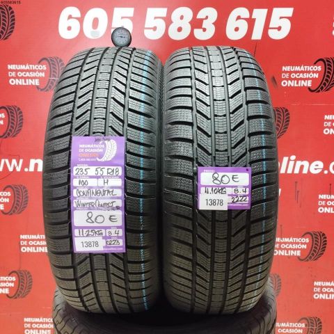 2X 235 55 R18 100H CONTINENTAL WINTER CONTACT TS8710O M+S* OCASIÓN DOT: 0223/2222 - 8.4/8.4mms