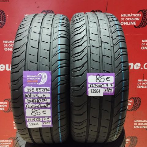 2X 225 55 R17C 109/107H CONTINENTAL CONTIVAN CONTACT 200 OCASIÓN DOT: 1223/2920 - 7.7/6.9mms