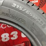 2X 215 65 R16C 106/104T MICHELIN AGILIS S1 M+S OCASIÓN DOT: 4618/4618 - 7.2/7.5mms