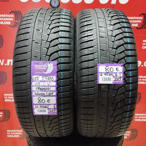2X 255 55 R18 109V HANKOOK WINTER CEPT M+S* OCASIÓN DOT: 2219/2219 - 6.1/6.0mms