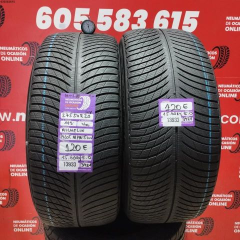 2X 275 50 R20 113VXL MICHELIN PILOT ALPIN 5 SUV OCASION DOT: 3921/3921 - 5.0/5.0 mms