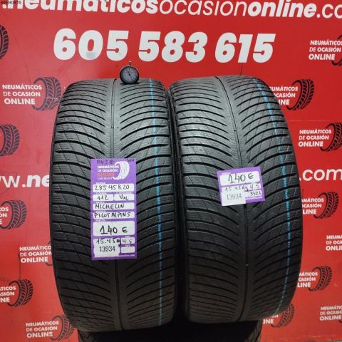 2X 285 45 R20 112VXL MICHELIN PILOT ALPIN 5 SUV M+S* OCASIÓN DOT: 3322/3322 - 4.5/4.5mms