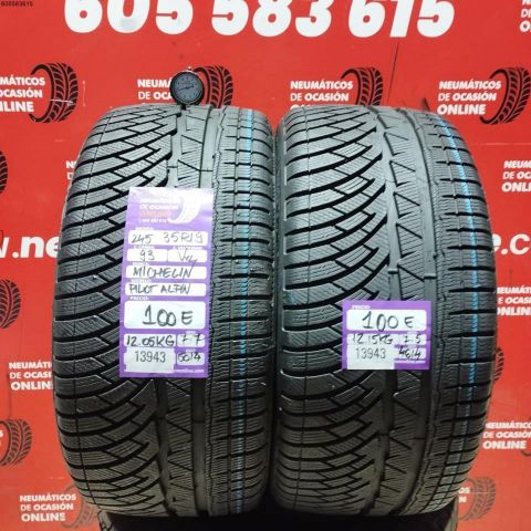 2X 245 35 R19 93VXL MICHELIN PILOT ALPIN OCASIÓN DOT: 5014/4614 - 7.7/7.5mms