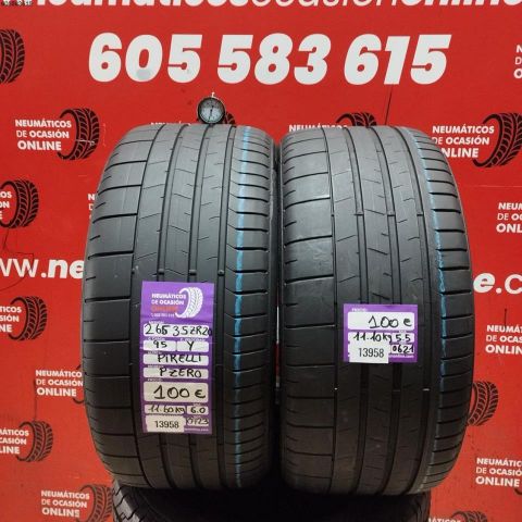 2X 265 35 ZR20 95Y PIRELLI PZERO OCASIÓN DOT: 0723/0621 - 5.5/6.0mms