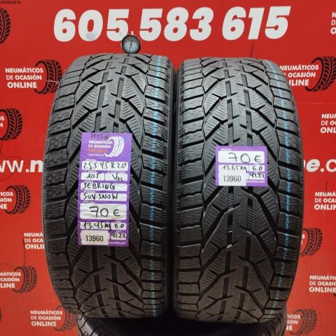 2X 255 45 R20 105VXL SEBRING SUV SNOW M+S* OCASIÓN DOT: 4222/4222 - 6.0/6.0mms